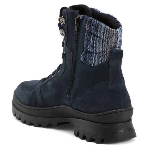 ERIC MICHAEL Made In Portugal Suede Carissa Waterproof Booties - Picture 2 of 3